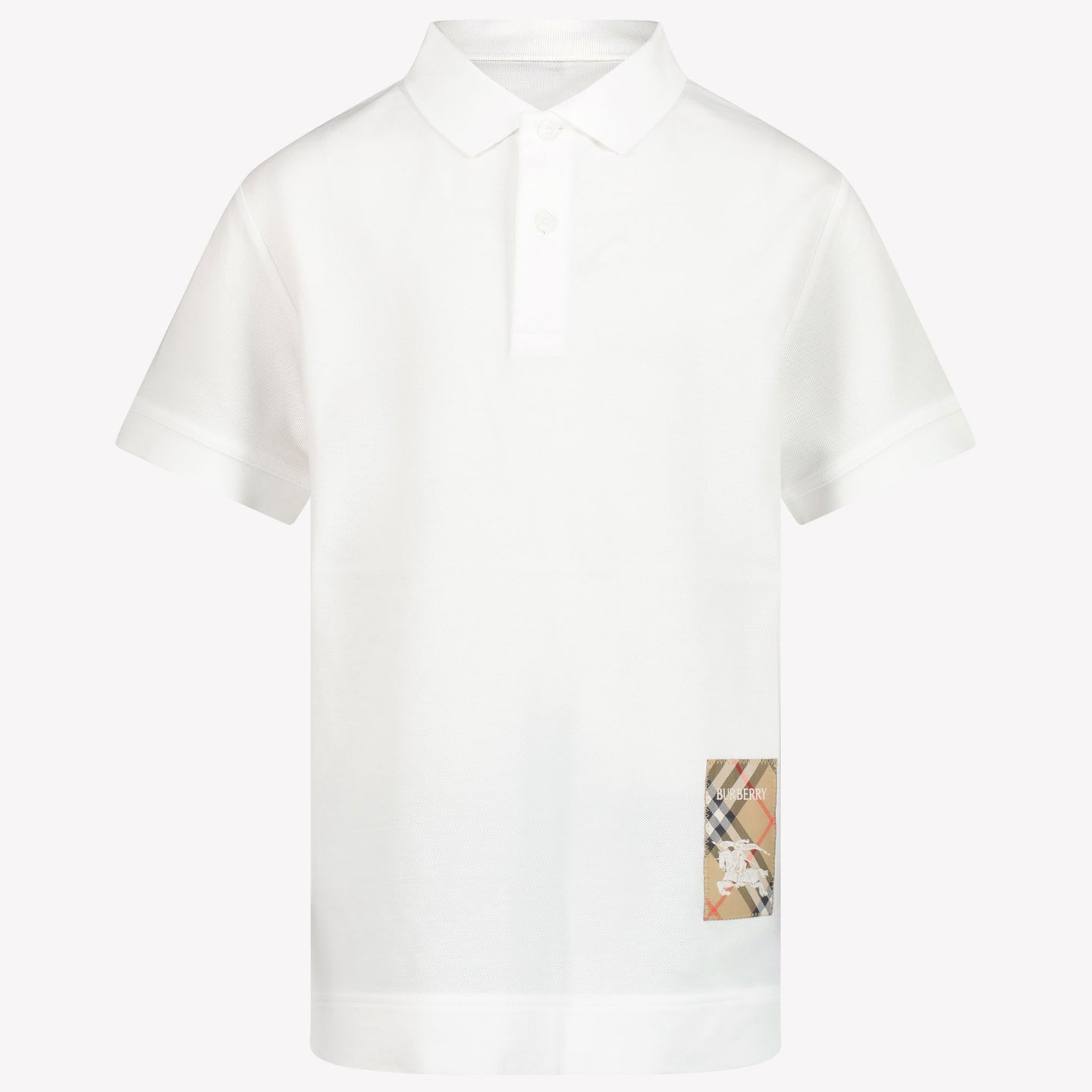 Burberry Bambini di Johane Ragazzi Polo Bianco