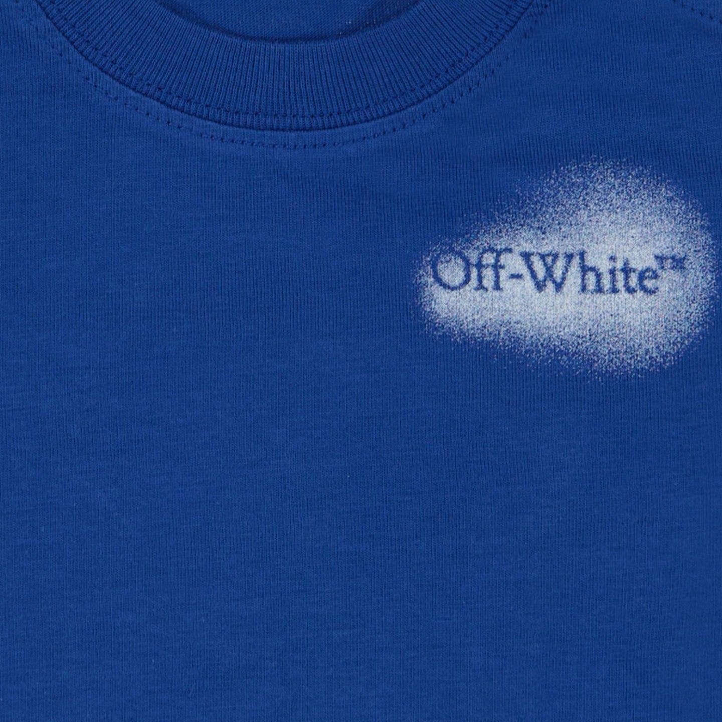 Off-White Bebé Chicos Camiseta en Azul