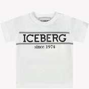 Iceberg baby boys camiseta blanca