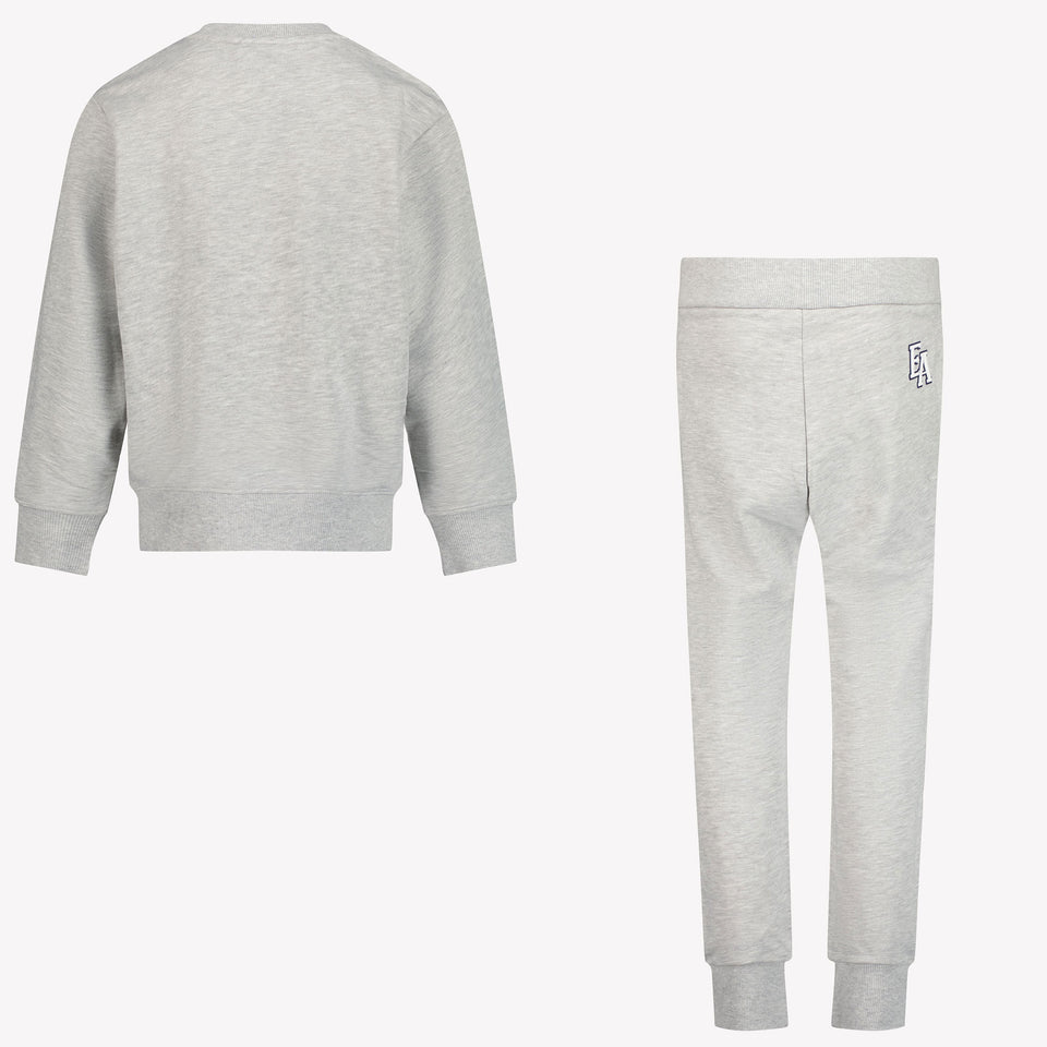 Armani Boys Jogging -Anzug Grau