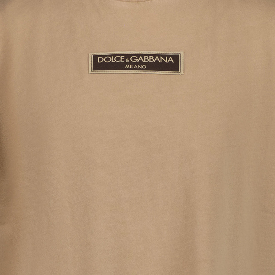 Dolce & Gabbana Jongens T-shirt Beige