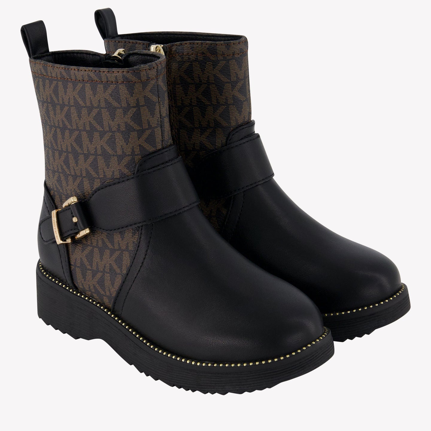 Michael Kors Zapatos de chicas haskell moto negros