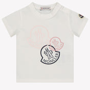 Moncler Baby flickor t-shirt av vit