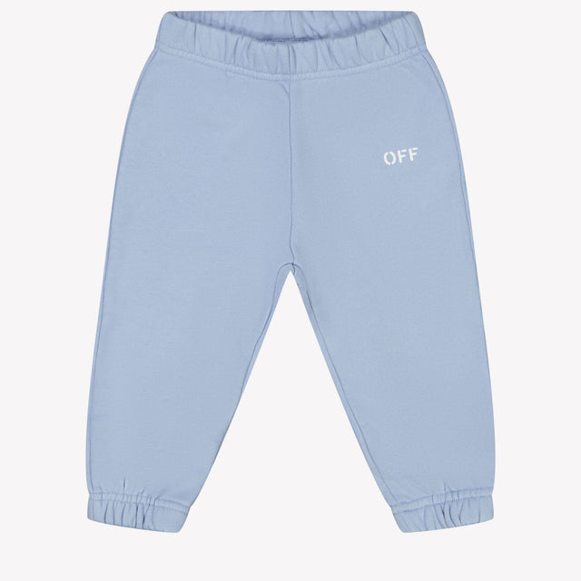 Off-White Bébé Garçons Paire de pantalons Bleu Clair