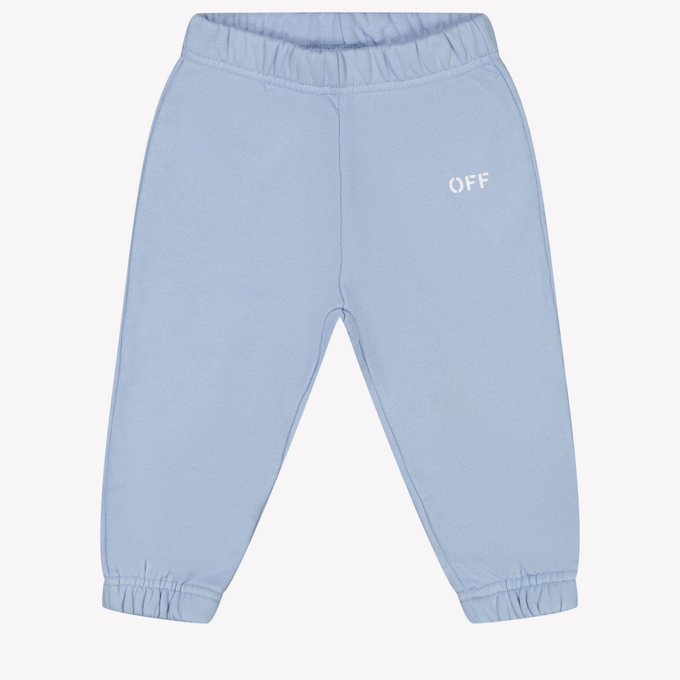 Off-White Bebé Chicos Pantalón Azul Claro