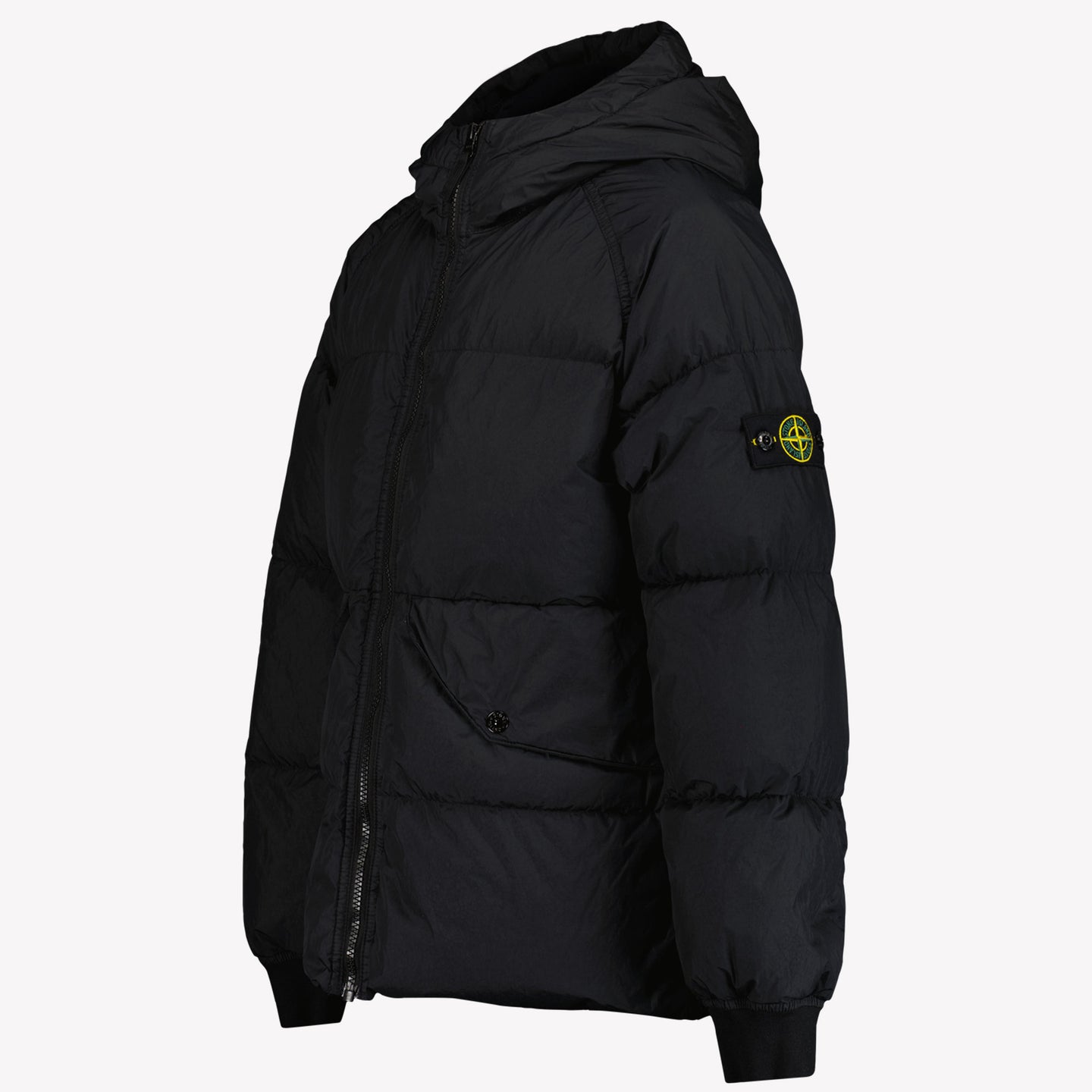 Stone Island Jungen Wintermantel Schwarz