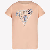 Guess Children's girls in t-shirt Salmon