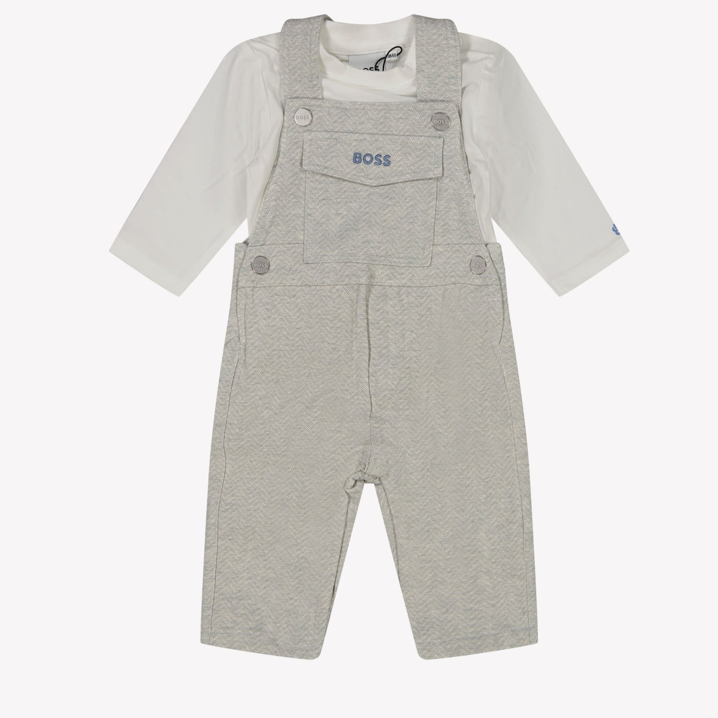 Boss Traje de caja de niños de bebé gris claro