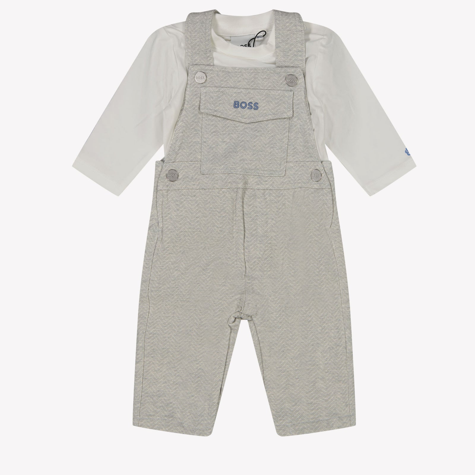 Boss Traje de caja de niños de bebé gris claro