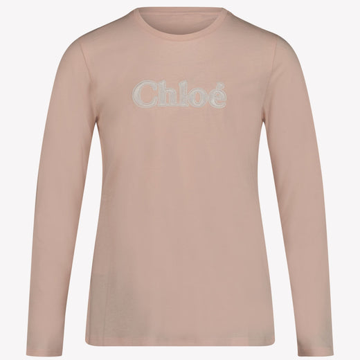 Chloe Meisjes T-shirt Licht Roze