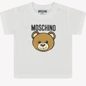 Moschino Baby Unisex Camiseta blanca