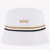 Boss Jungenhut Weiß