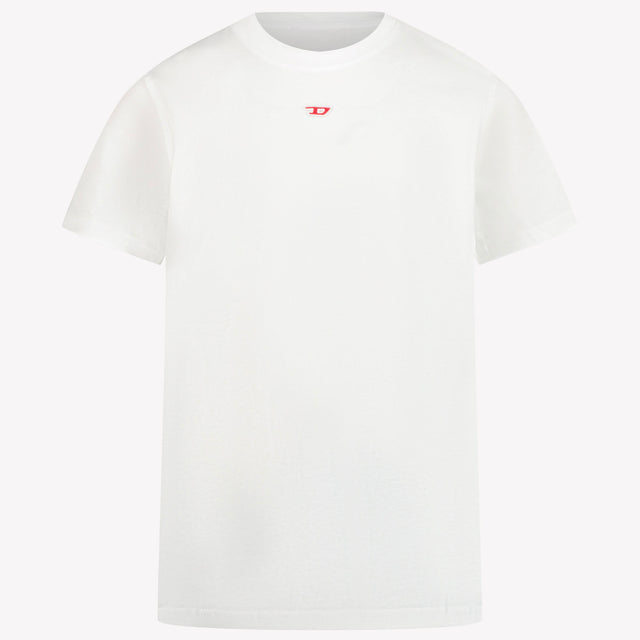 Diesel Kinder Unisex T-Shirt in Weiß