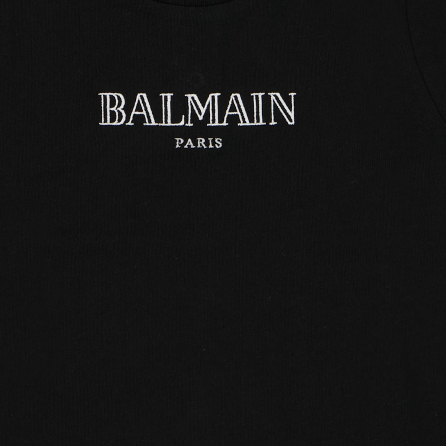 Balmain Baby Jungen T-Shirt Schwarz