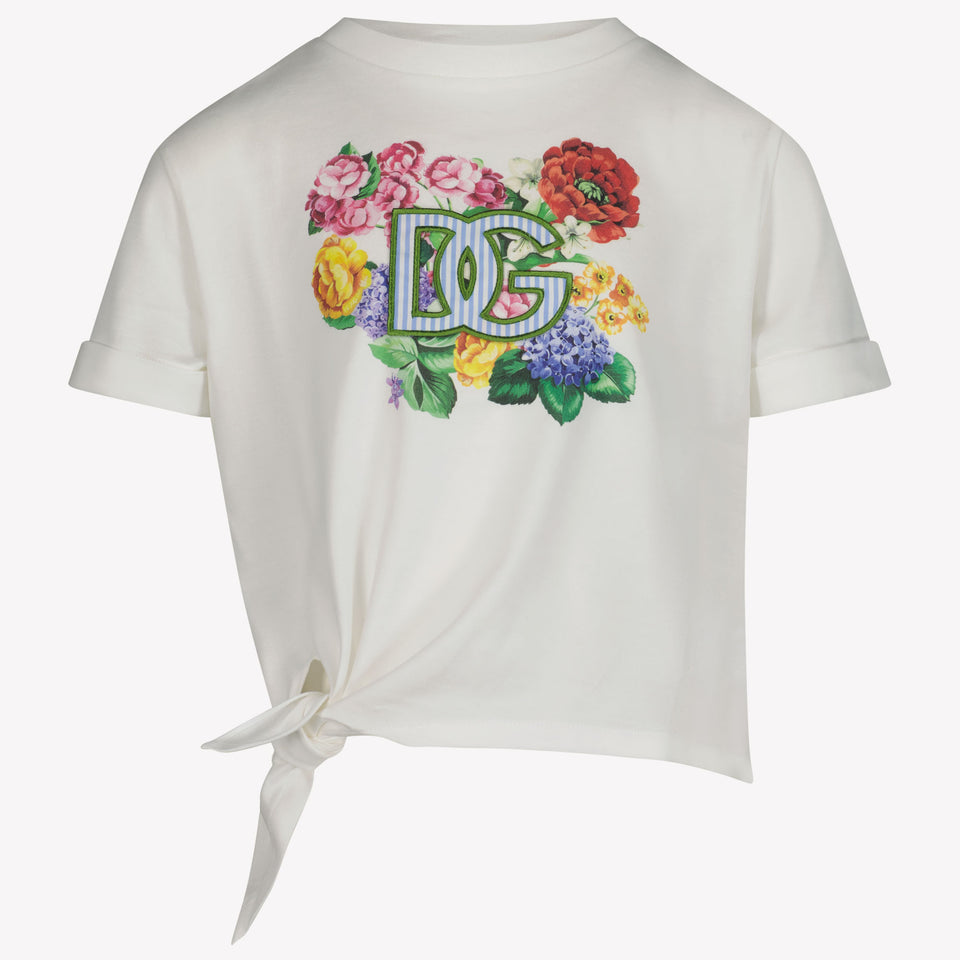 Dolce & Gabbana Niño Chicas Camiseta en Blanco