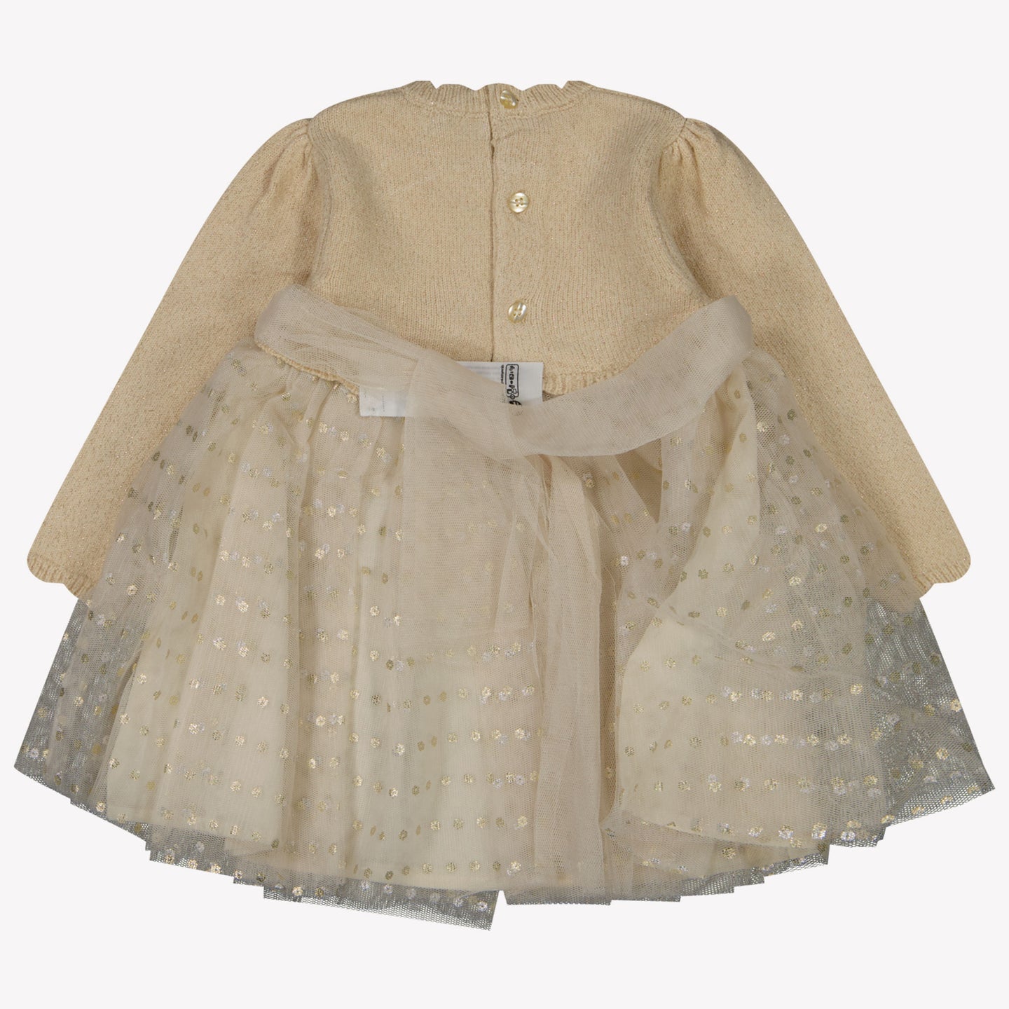 Mayoral Bambino Ragazze Vestito Beige Chiaro