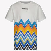 Missoni Kids Boys in T-Shirt White