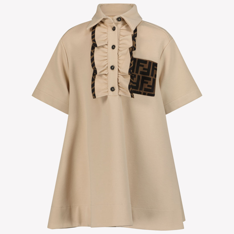 Fendi Ragazze Vestito Beige