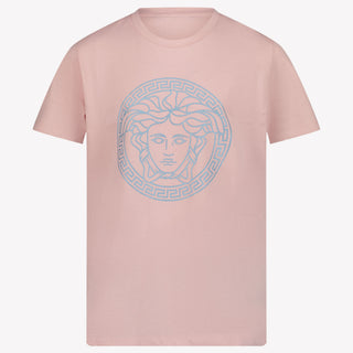Versace Filles T-shirt Rose Léger