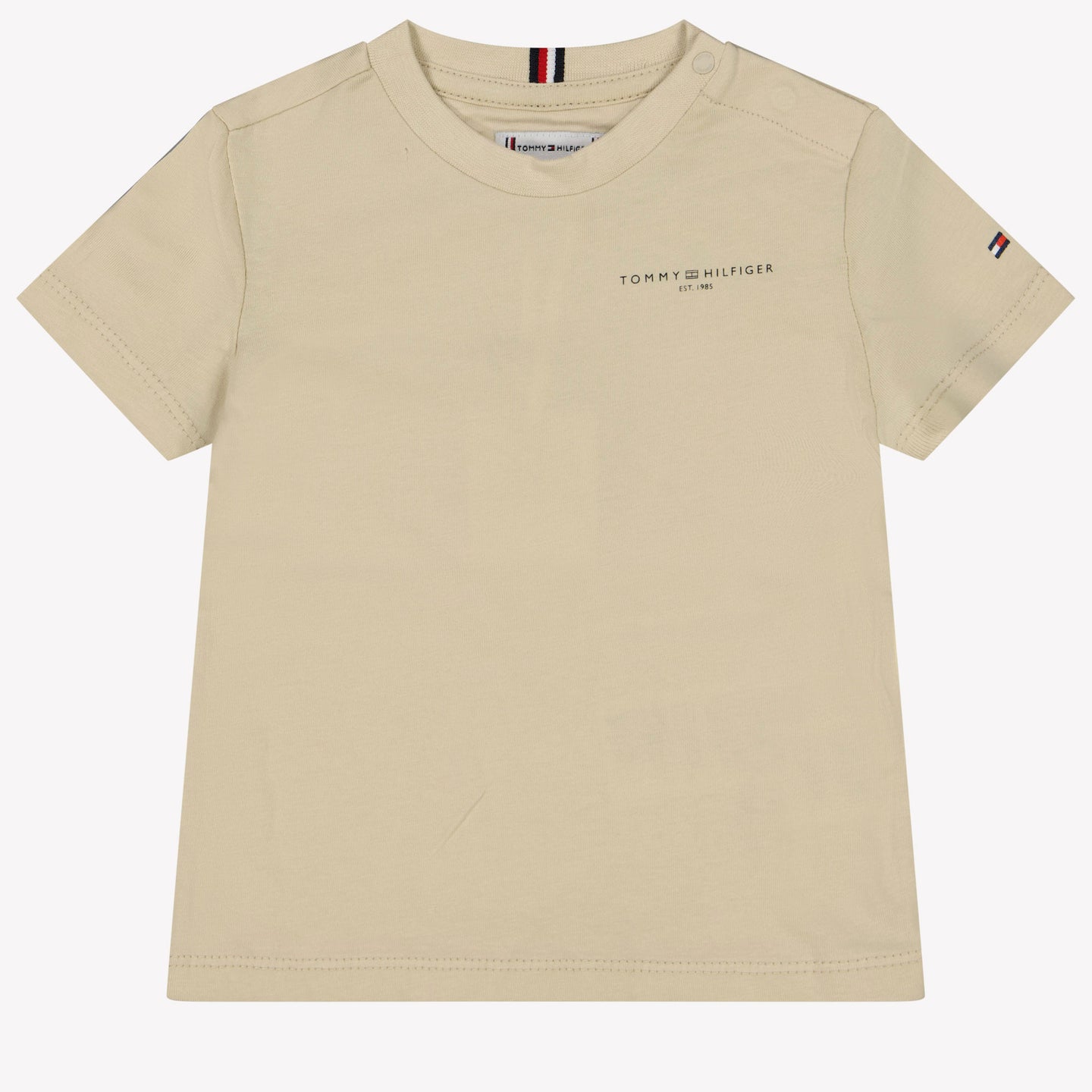 Tommy Hilfiger Bebé Unisex Camiseta Beige