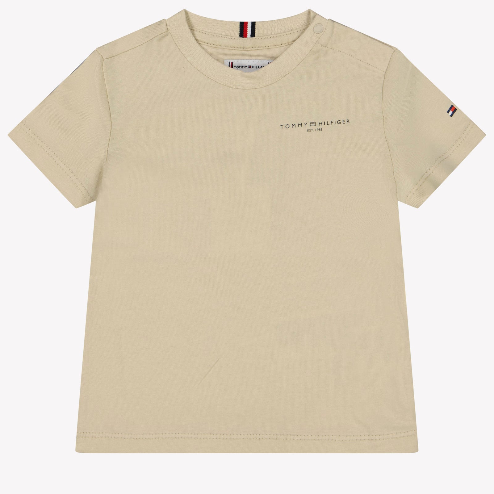 Tommy Hilfiger Bébé Unisexe T-shirt Beige