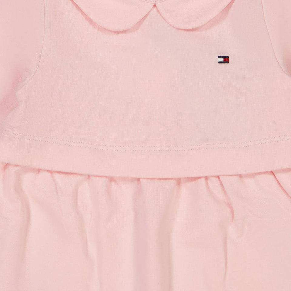 Tommy Hilfiger Bébé Filles Robe Rose Léger