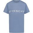 Givenchy Kinder Jongens T-Shirt Licht Blauw 4Y