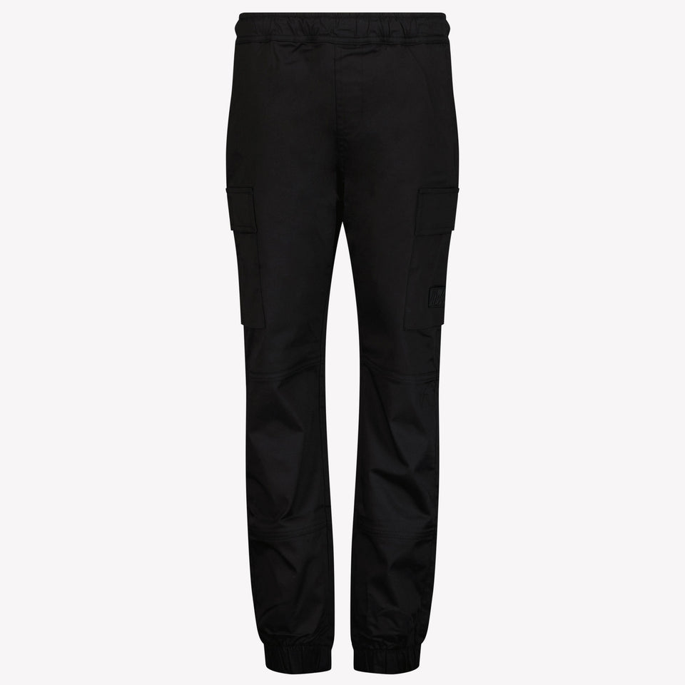 Malelions Unisex Pantalón Negro