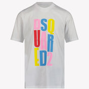 Dsquared2 typ unisex t-shirt vit