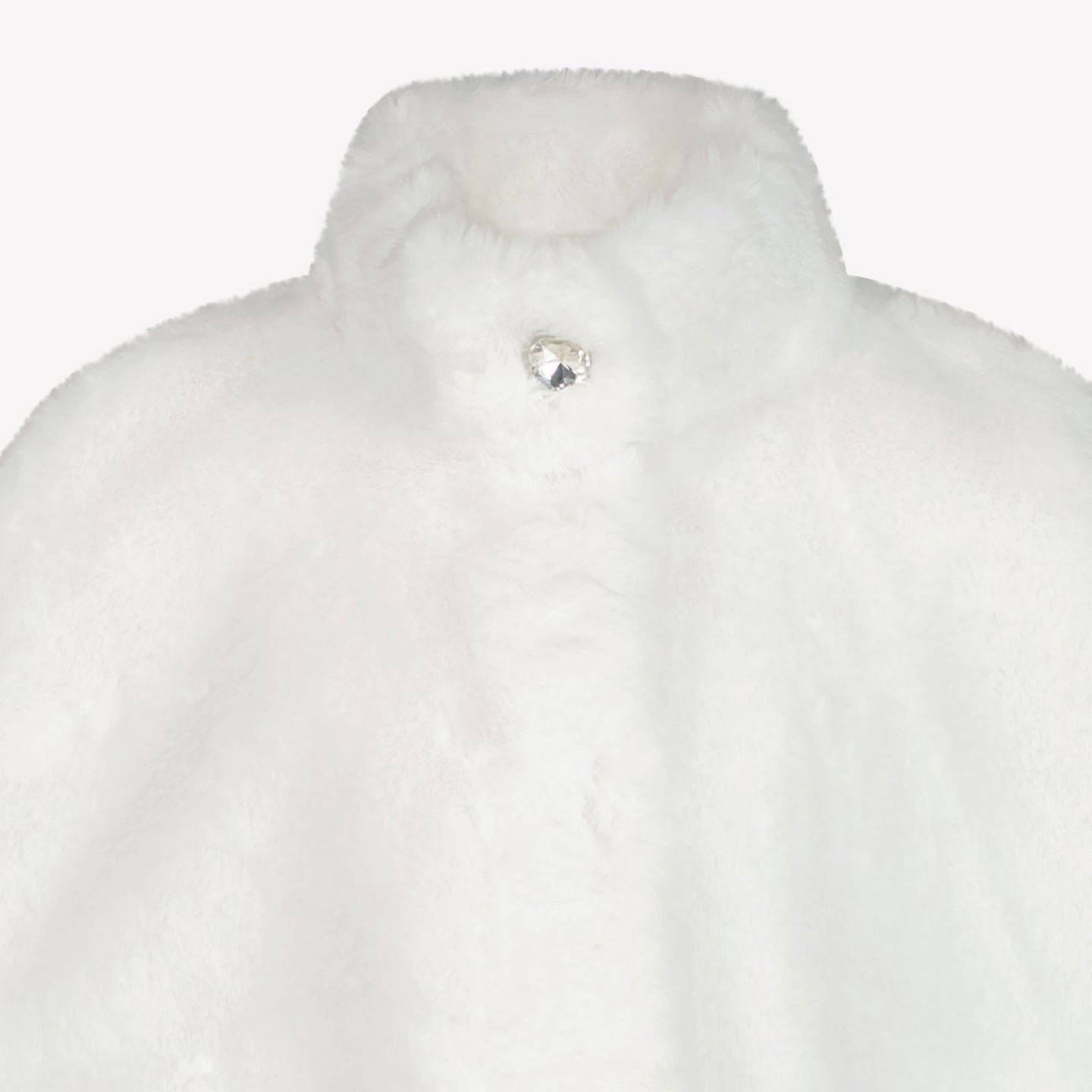 MonnaLisa Girls Faux Fur Jacket White