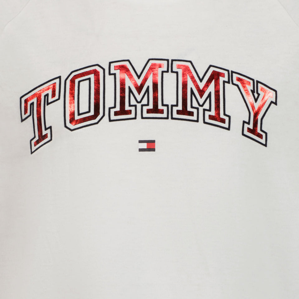 Tommy Hilfiger Mädchen T-Shirt Weiß