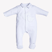 First Bambino Unisex Tuta in scatola Bianco