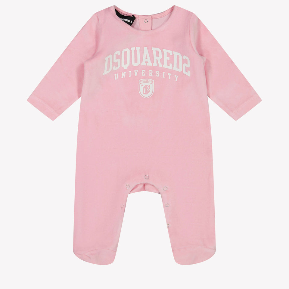 Dsquared2 Baby boys box suit Pink