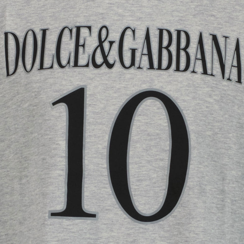 Dolce & Gabbana Kinderjungen im T-Shirt Grau