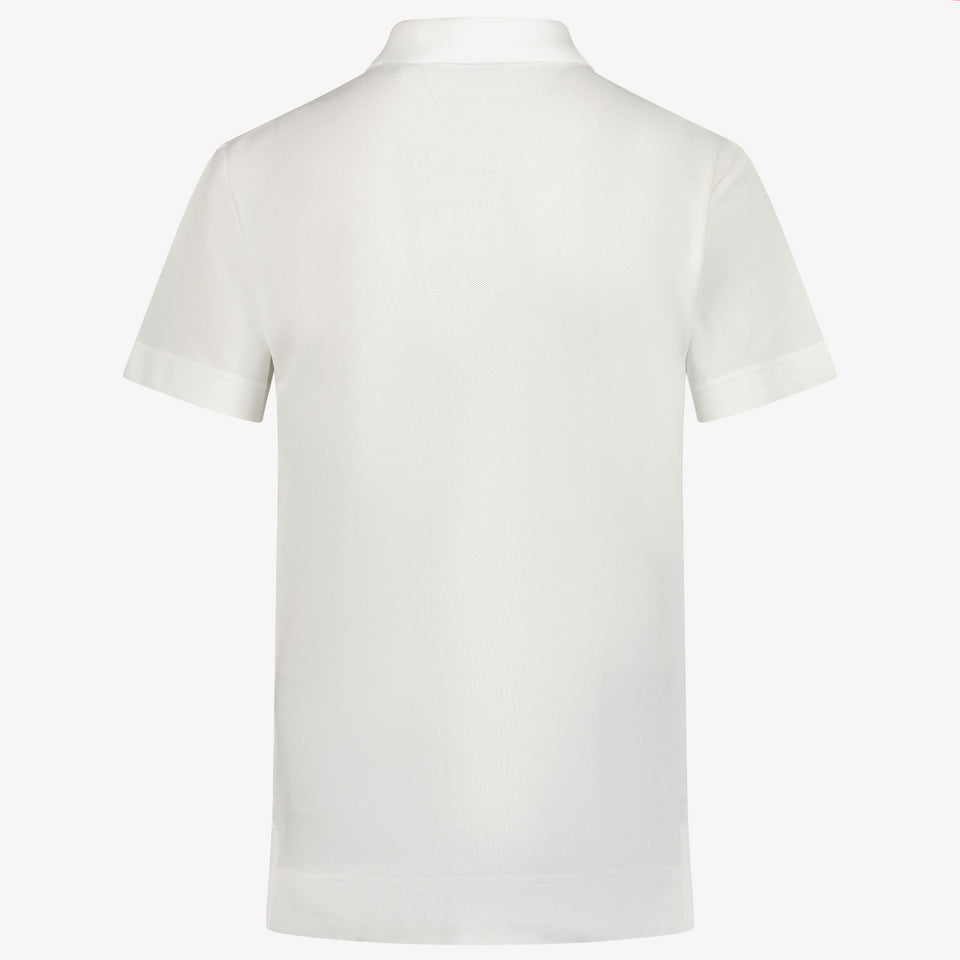 Burberry Enfants Johane Garçons Polo Blanc