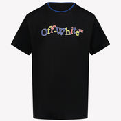 Off-White Jungen T-Shirt Schwarz