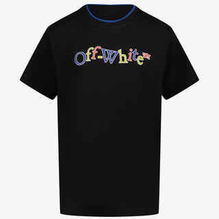 Off-White Jungen T-Shirt Schwarz