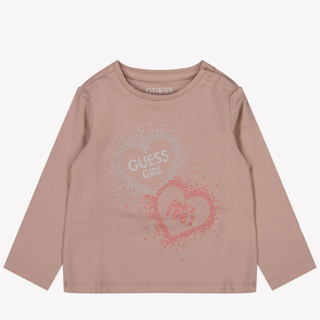 Guess Bebé Chicas Camiseta Rosa