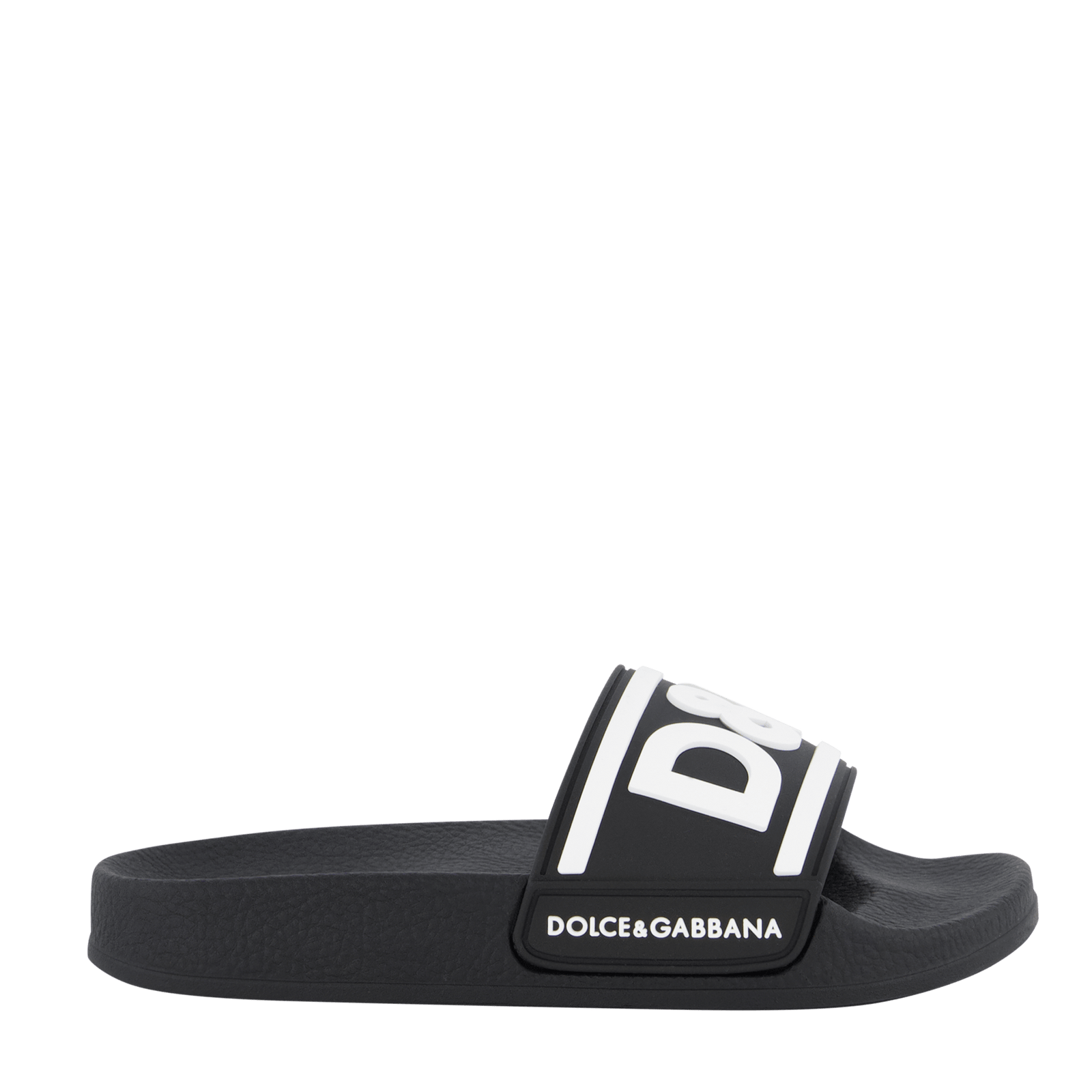 Dolce & Gabbana Kinder Jongens Slippers Zwart