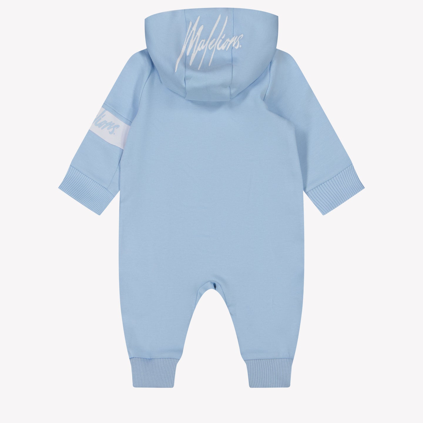 Malelions Bebé Unisex Traje de caja Azul Claro