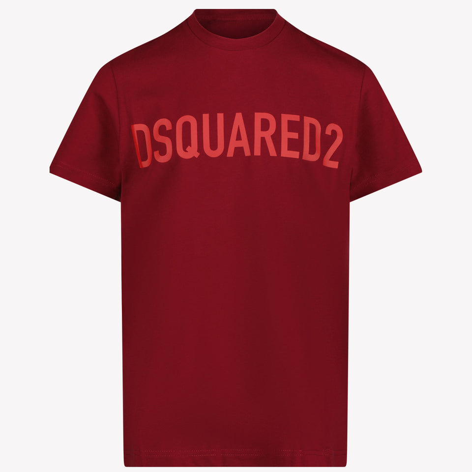 Dsquared2 Chicos Camiseta Burdeos