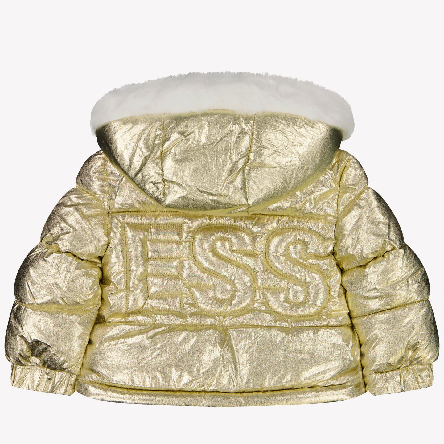 Guess Baby Girls Winter Jackets Gold