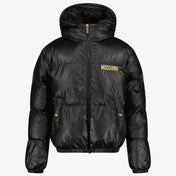 Moschino Mädchen Winterjacke Schwarz