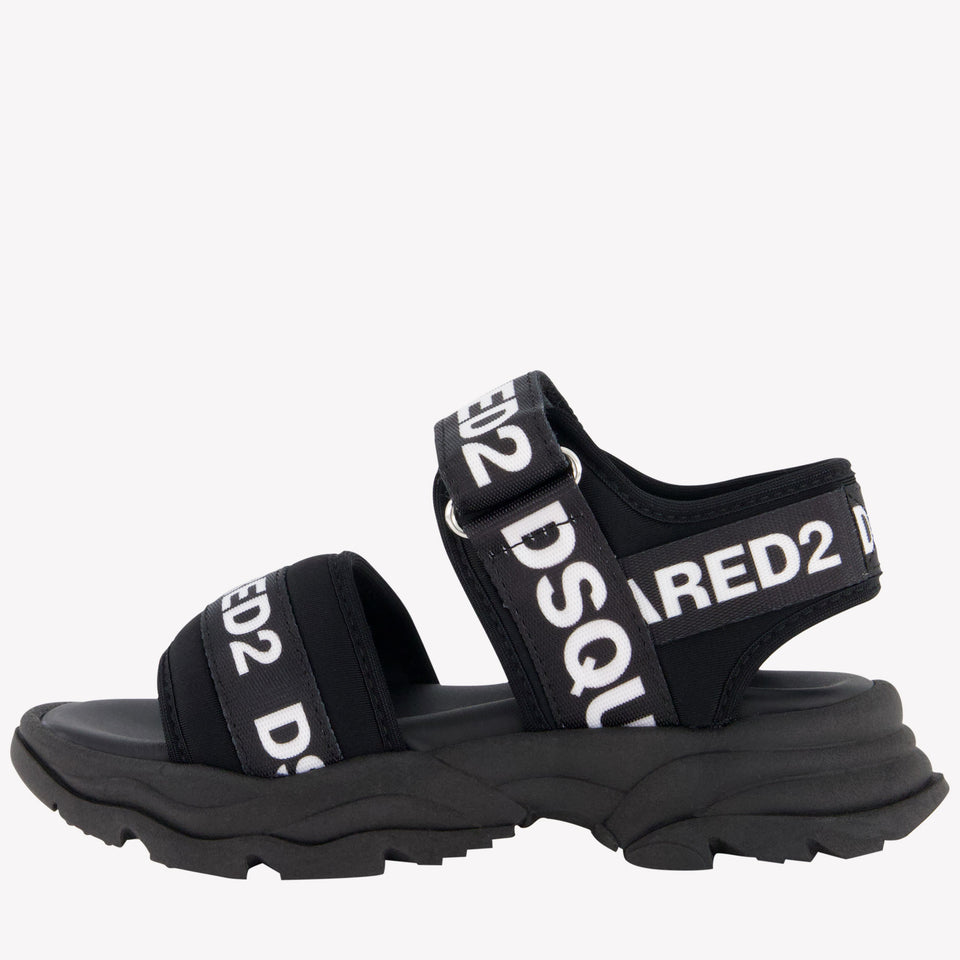 Dsquared2 Jungen in Sandalen Schwarz