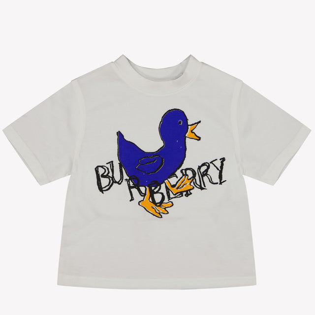Burberry Camiseta Baby Boys White
