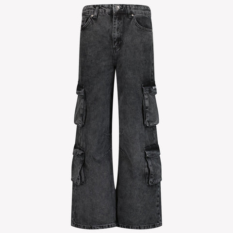 MSGM Girls Jeans Grey