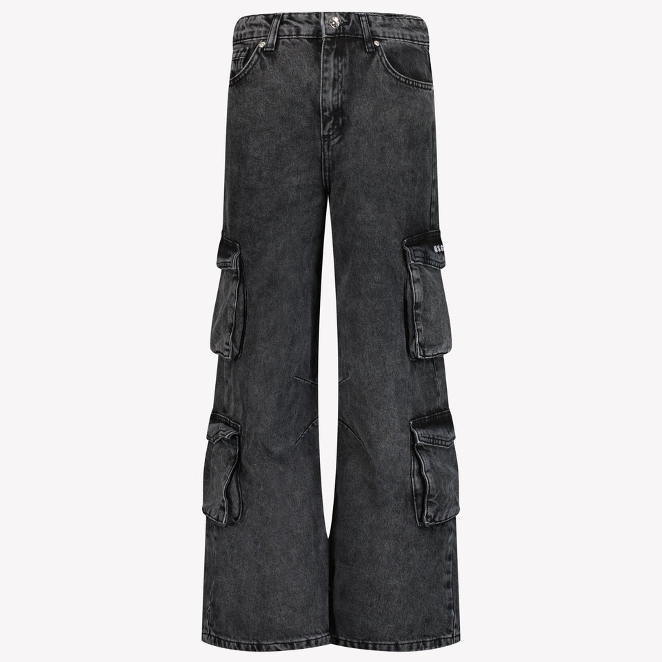 MSGM Girls Jeans Grey