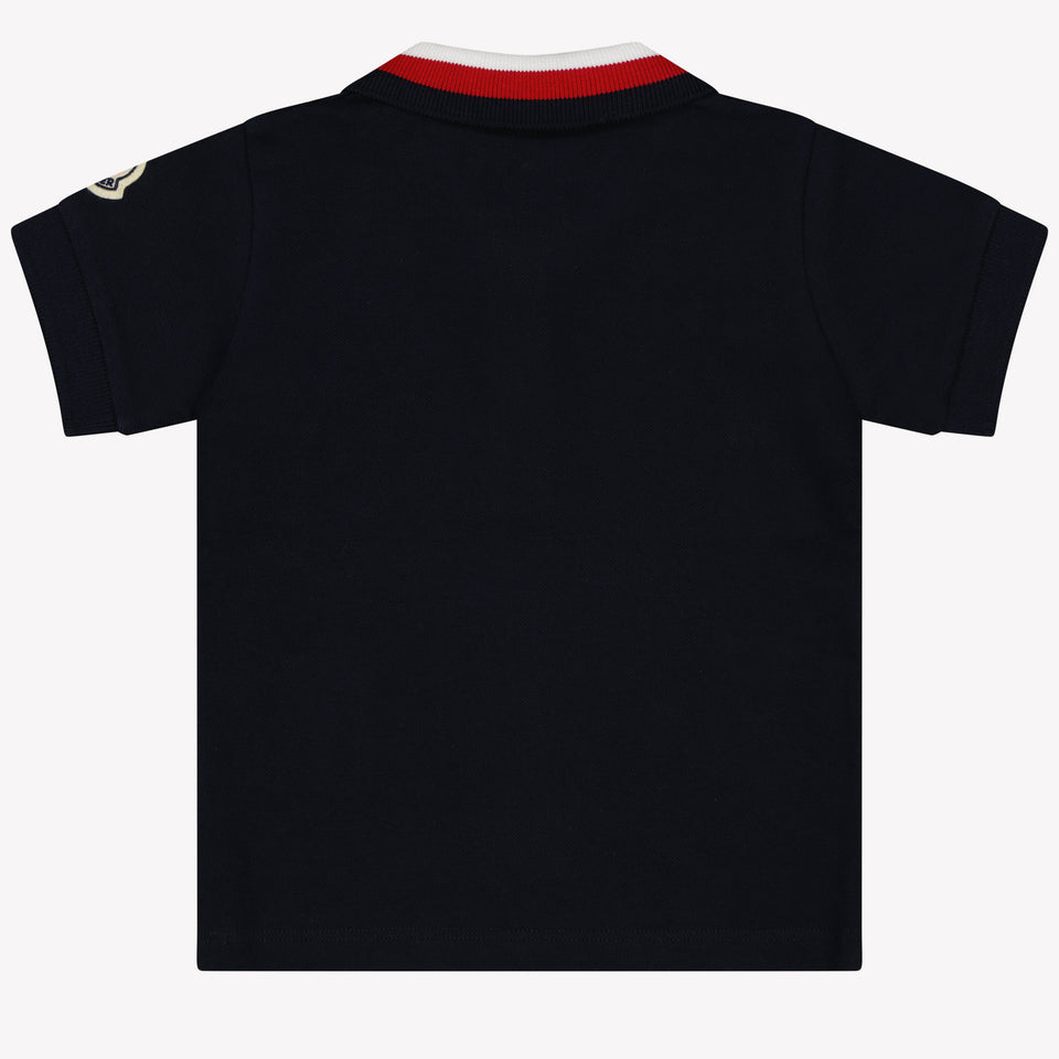 Moncler Baby Boys Polo in Navy