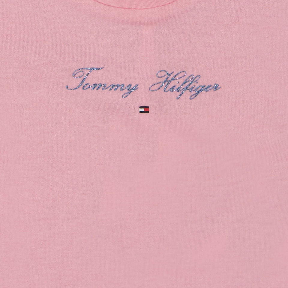 Tommy Hilfiger Bambino Ragazze maglietta Rosa