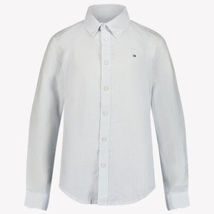 Tommy Hilfiger Enfant Garçons Blouse Bleu Clair